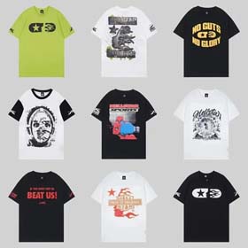 Neues Hölle Star Loose Street Hip Hop T-Shirt-1660  