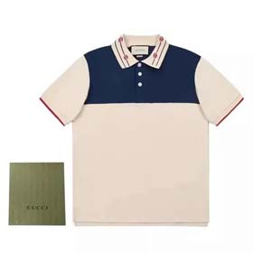 GUCCI Einfaches Patchwork Polo T-Shirt(15 Styles)-1740  