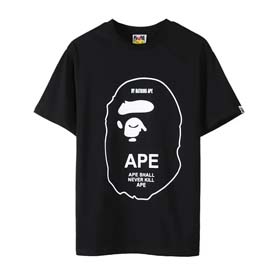Modemarke BAPE Mann kurzärmeliges lockeres T-Shirt(15 Styles)-1838  