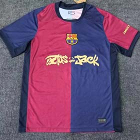 24 25 Barcelona Spieler Heim Trikot Fans Gavi 19 Yamal Fußball Peder Kurzarm (40 Stile)-1885  