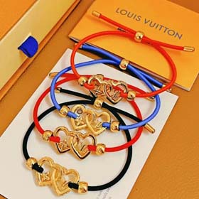 Louis Vuitton LV Neue rote Saite heißen Stil Paar Armband (32 Stile) - 2045  