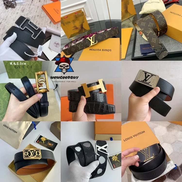 Louis Vuitton LV Gucci Hermes Prada New Baita Leder Gürtel Männer erste Schicht Kuhleder Gürtel-2318  