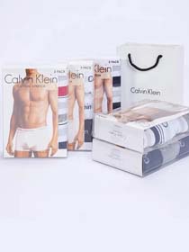 Calvin Klein CK Männer Mode Solid Color Unterwäsche Boxer 3pcs-2366  