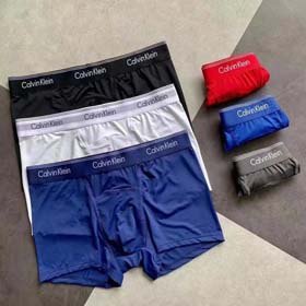 Calvin Klein CK Männer Mode Solid Color Unterwäsche Boxer 3pcs-2367  