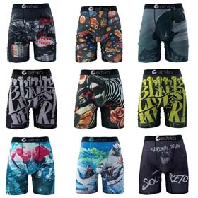 Ethika Graffiti Druck Hosen Herren große Größe Sport Boxer Hosen Herren Boxer Hosen Unterwäsche-2493  