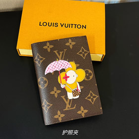 Louis Vuitton LV Alphabet Tiermuster Passhalter-3529  