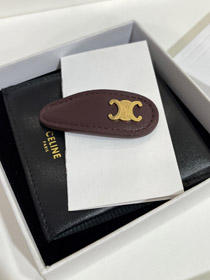 Celine Arc de Triomphe Logo Wassertropfen Brot Haarnadel-3564  