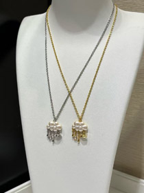 Vivienne Westwood Perle Wolke kleine Saturn Anhänger Halskette-3829  