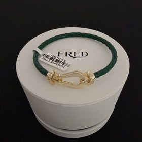 Feiden Voll Diamant Diamant Pferdeschuh Schnalle Armband-3981  