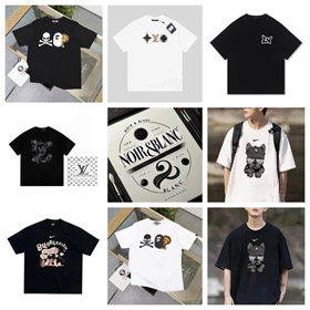 Louis Vuitton LV Adidas Balenciaga Regular Kurzarm T-Shirt -2787  