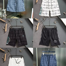 Chrome Herzen CH Horseshoe Loop Shorts dünne gerade Hosen-2886  