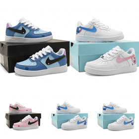 Nike NK Air Force 1 QIXI Low-Top Kinderschuhe-4116  